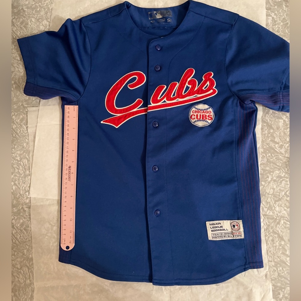 Kosuke Fukudome MLB Genuine Merchandise Chicago Cubs Blue Jersey #1 Youth medium